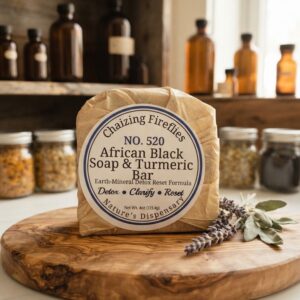 No. 520 | African Black Soap + Turmeric Detox Bar