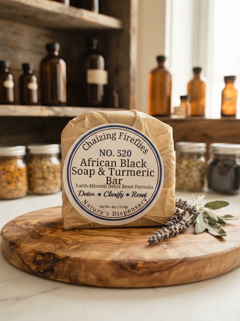 No. 520 | African Black Soap + Turmeric Detox Bar No. 520 | African Black Soap + Turmeric Detox Bar