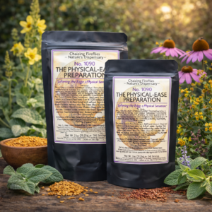No. 1090 Physical‑Ease Preparation — Grounding Botanical Brew, Softened‑Edge Ritual