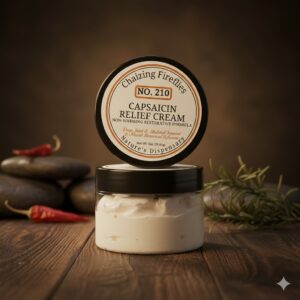 Capsaicin Relief Cream No. 210 slow‑steeped botanical comfort cream