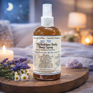 Restless Body Sleep Spray — mineral nighttime grounding study