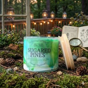 Sugared Pines Candle No. 915 crystalline conifer winter‑bright botanical candle
