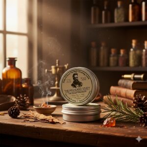 Beard and mustache sculpting balm in 2 oz archive tin